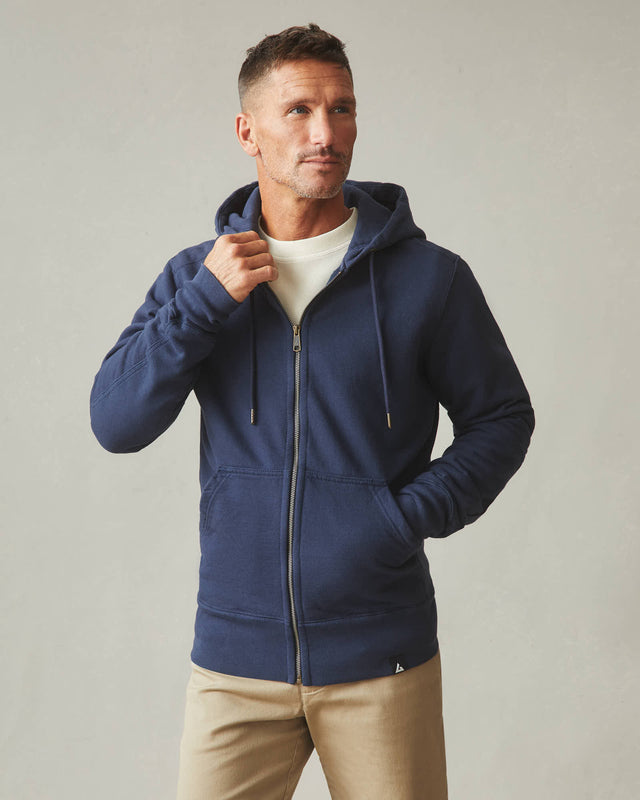 Men S Classic Full Zip Oxford