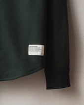 Unisex Redwood Fleece Overshirt Green Navy