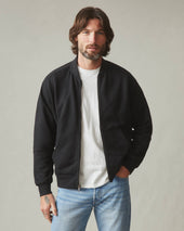 Men S Fleece Bomber Jacket