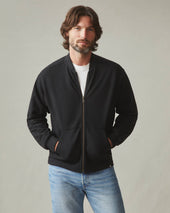 Men S Fleece Bomber Jacket