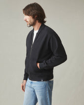 Men S Fleece Bomber Jacket