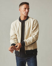 Men S Fleece Bomber Jacket