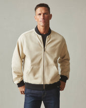 Men S Fleece Bomber Jacket