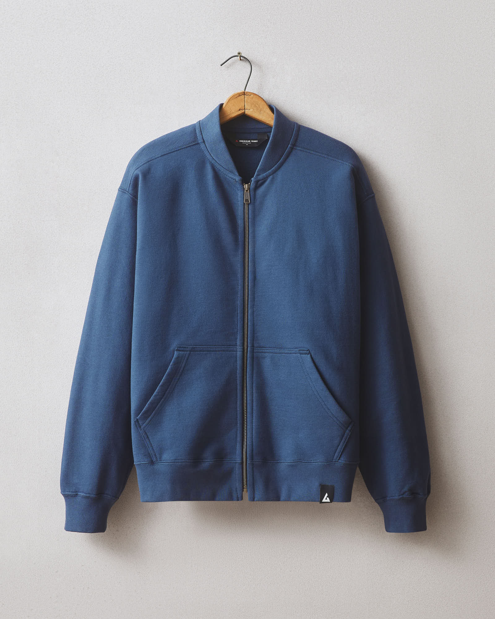 Men S Fleece Bomber Jacket Marine