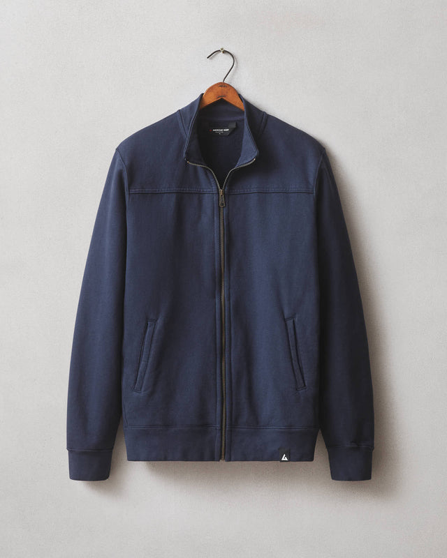 Men's Moto Full Zip - Oxford Blue