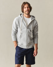 Men S Midweight Full Zip Athletic Heather