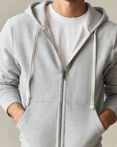 Men S Midweight Full Zip Athletic Heather