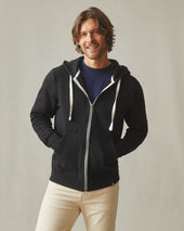 Men's Midweight Full Zip - Black