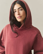 Unisex American Vintage Pullover - Mineral Wash Pomegranate