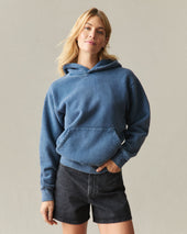 Unisex American Vintage Pullover Wash Marine Navy