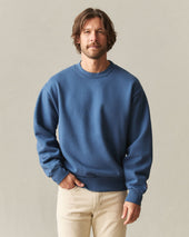 Unisex American Vintage Crew Sweatshirt - Reactive Ensign Blue