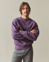 Unisex American Vintage Crew Sweatshirt - Shadow Purple