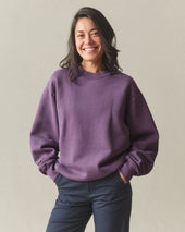 Unisex American Vintage Crew Sweatshirt Shadow Purple