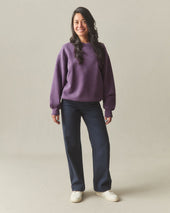 Unisex American Vintage Crew Sweatshirt Shadow Purple