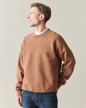 Unisex American Vintage Crew Sweatshirt Wash Toffee