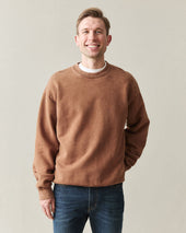 Unisex American Vintage Crew Sweatshirt Wash Toffee