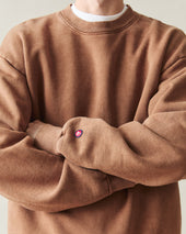 Unisex American Vintage Crew Sweatshirt Wash Toffee