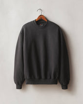 Unisex American Vintage Crew Sweatshirt - Washed Black