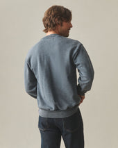 Unisex American Vintage Crew Sweatshirt - Mineral Wash Metropolitan Grey