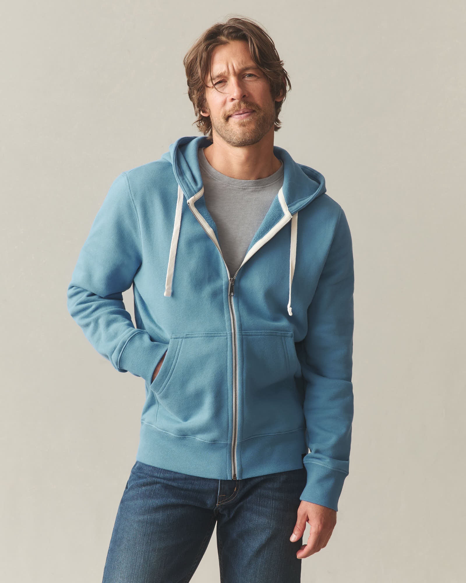 Men S Midweight Full Zip Adriatic