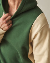 Men S Colorblock Midweight Pullover Safari Green Moss