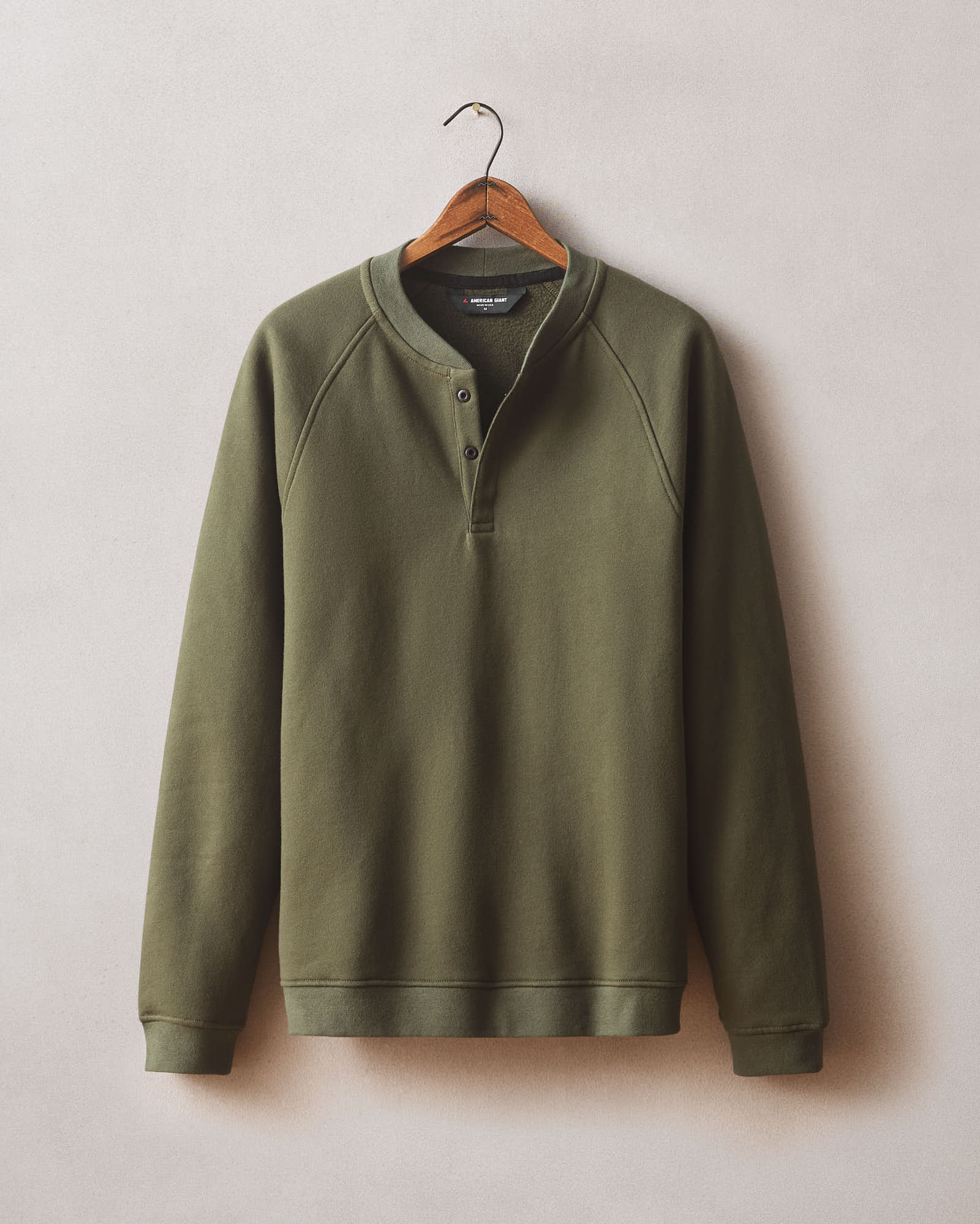 Men S Midweight Snap Henley Deep