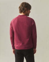 Men's Midweight Snap Henley - Pomegranate
