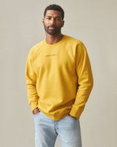 Men S Midweight Crewneck Nugget Gold