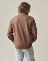Men's Midweight Half Zip - Chestnut