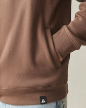 Men's Midweight Half Zip - Chestnut