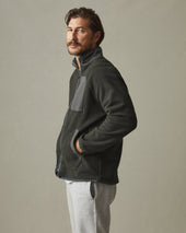 Men S Active Fleece Full Zip Vintage