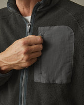 Men S Active Fleece Full Zip Vintage