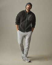 Men S Active Fleece Full Zip Vintage