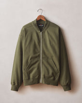 Men S Fleece Bomber Jacket Deep