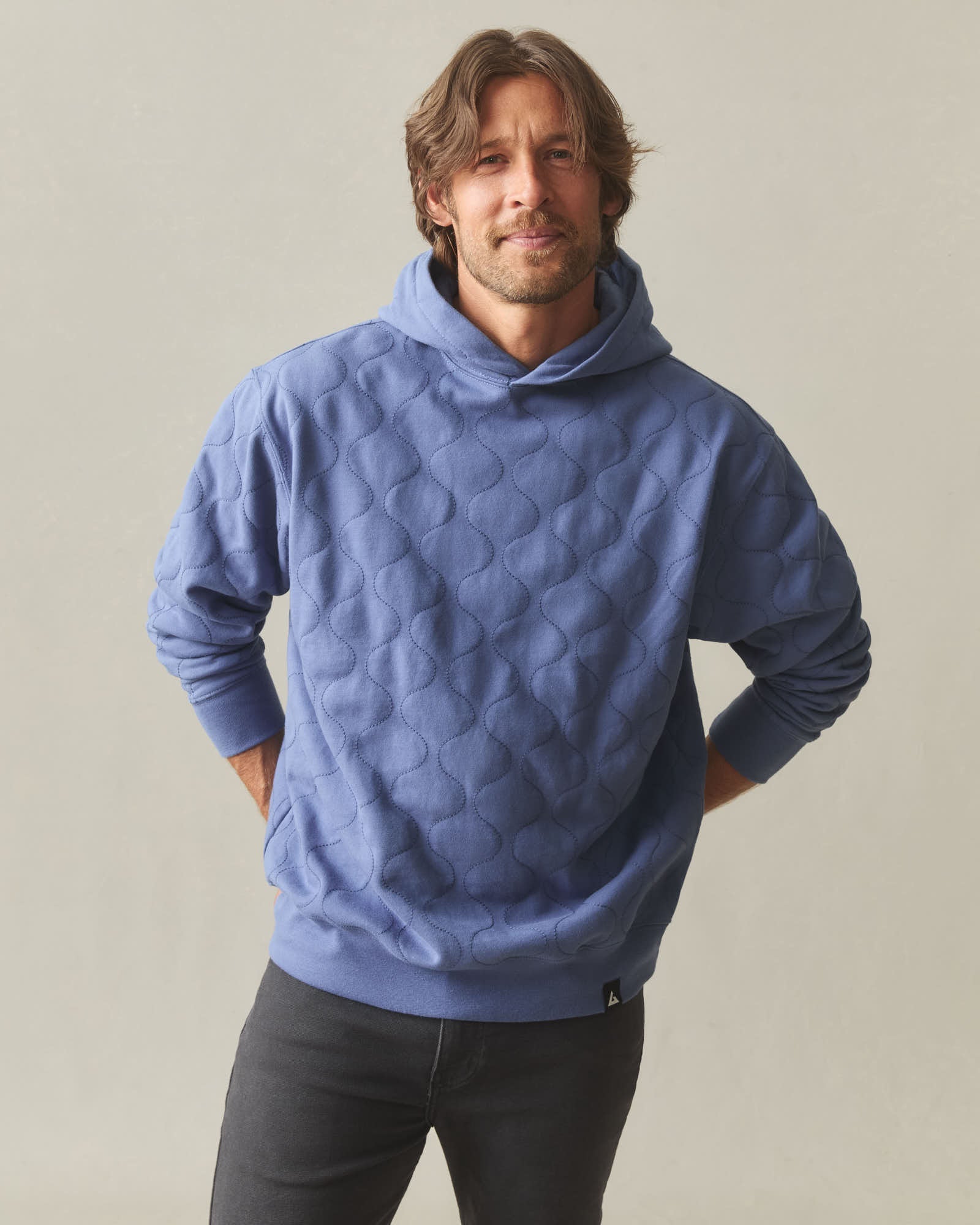 Unisex Heavyweight Onion Stitch Pullover Coastal Fjord