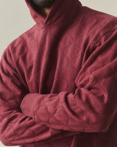 Unisex Heavyweight Onion Stitch Pullover Pomegranate