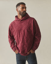 Unisex Heavyweight Onion Stitch Pullover Pomegranate