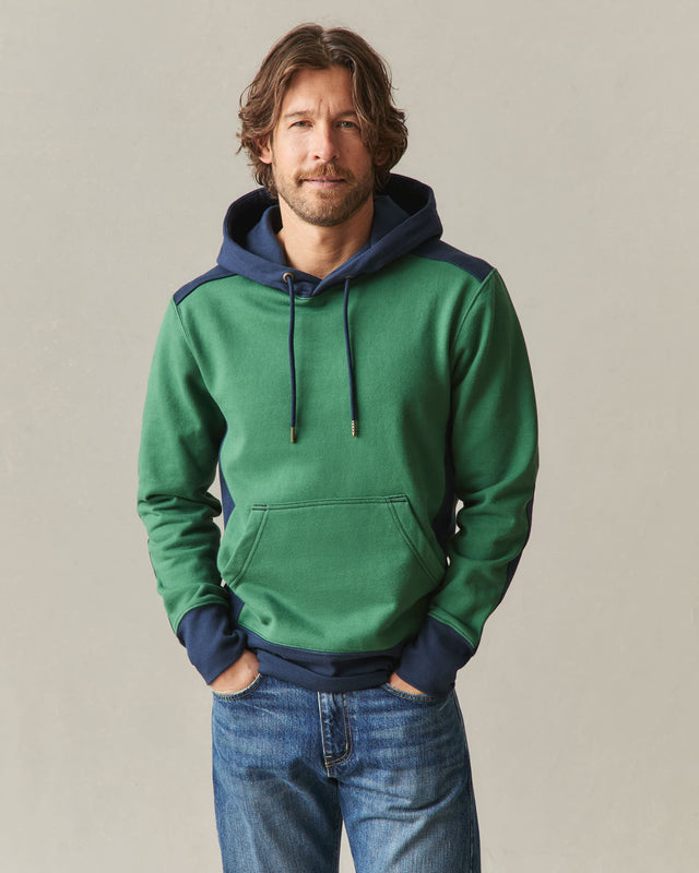 Men S Classic Pullover Vault Green Oxford Blue
