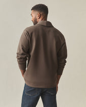 Men S Shawl Collar Cardigan Turkish Coffee