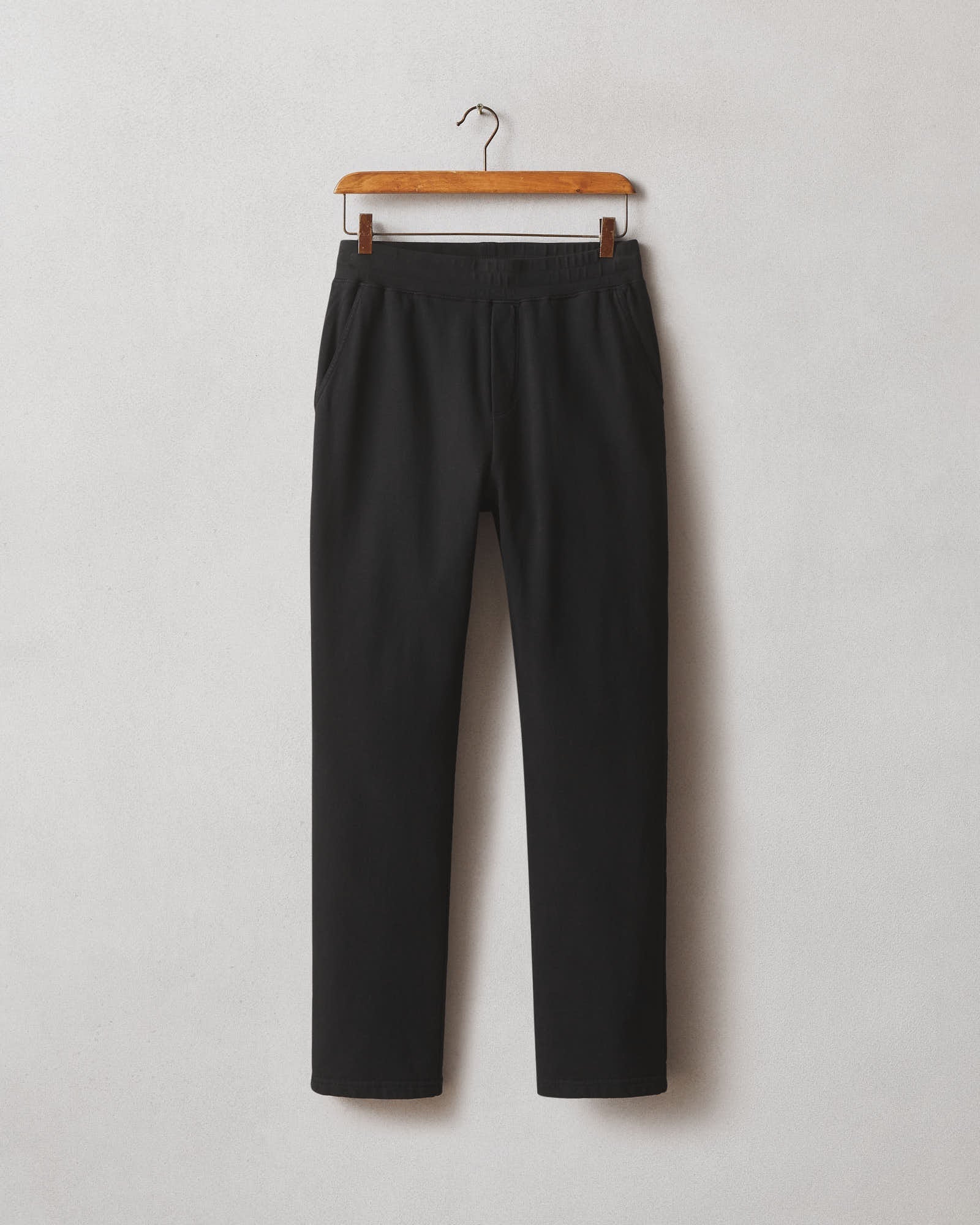 Men S French Terry Straight Pant