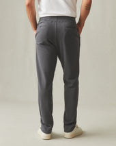 Men S French Terry Straight Pant Dark