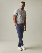 Men S French Terry Straight Pant True