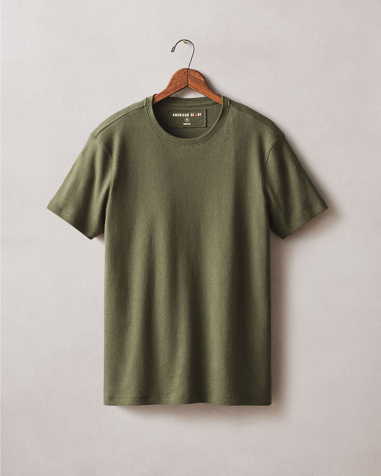 Men S Brushed Crew Tee Night Heather