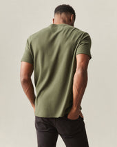 Men S Brushed Crew Tee Night Heather
