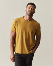 Men S Brushed Crew Tee Tapenade Solid
