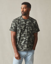 Men's Rib Tee - Forest Camo