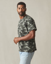 Men's Rib Tee - Forest Camo