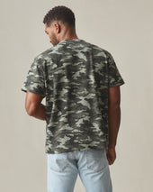 Men's Rib Tee - Forest Camo