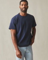 Men's Rib Tee - Oxford Blue