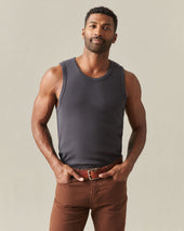 Men's Rib Tank - Metropolitan Grey